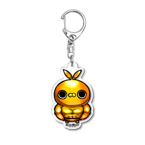 クレイジー闇うさぎ(GOLD) Acrylic Key Chain