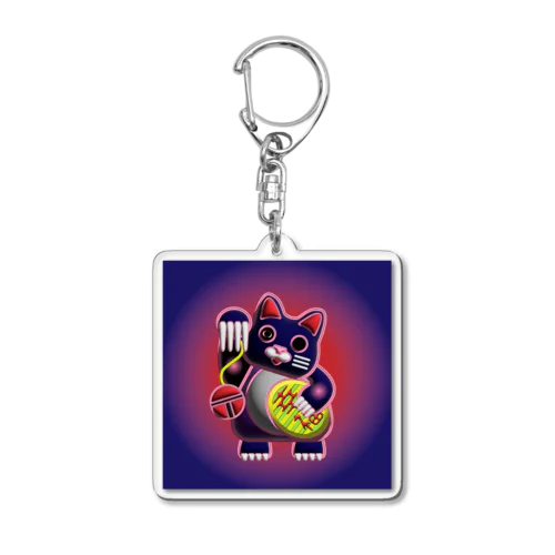 化け猫 Acrylic Key Chain