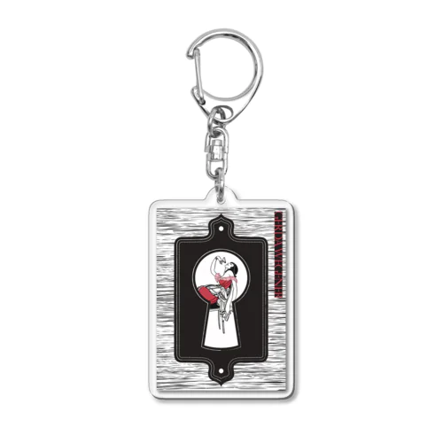 GERDA  "key hole" Acrylic Key Chain