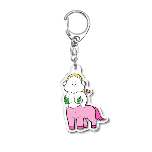 北欧の森の奥にいるサリーちゃんの親戚 Acrylic Key Chain