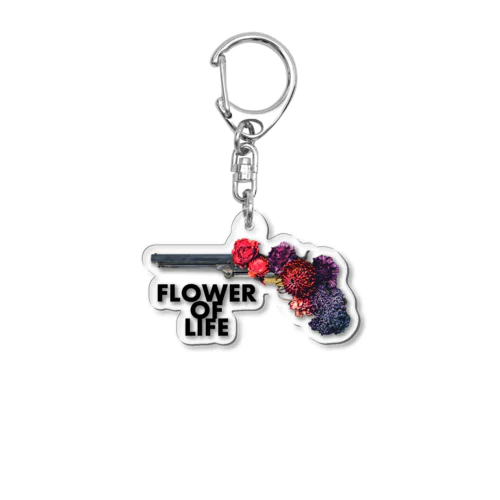 FLOWER OF LIFE Acrylic Key Chain