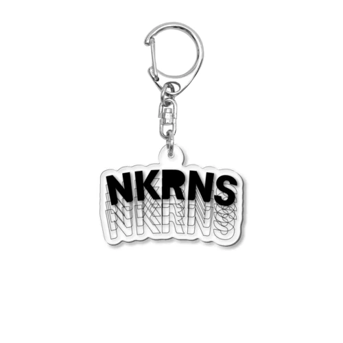 NKRNS アクリルキーホルダー　ロゴ黒 Acrylic Key Chain
