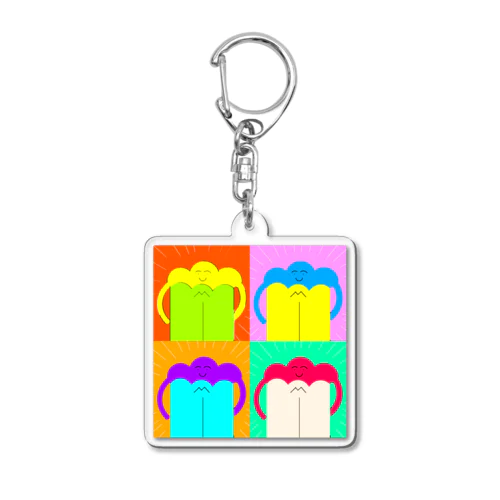 蒸しぱんくん Acrylic Key Chain