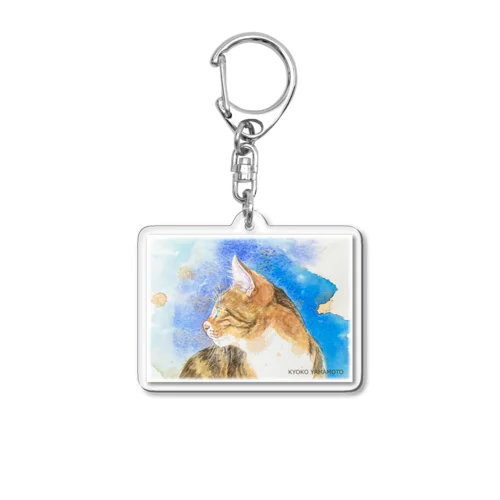 フィリップ・麿 横顔 Acrylic Key Chain