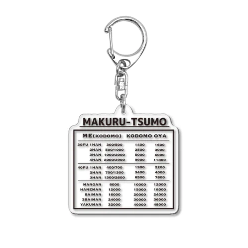 MAKURU-TSUMO(片面) Acrylic Key Chain