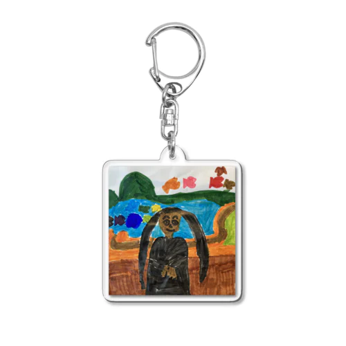 女の子 Acrylic Key Chain