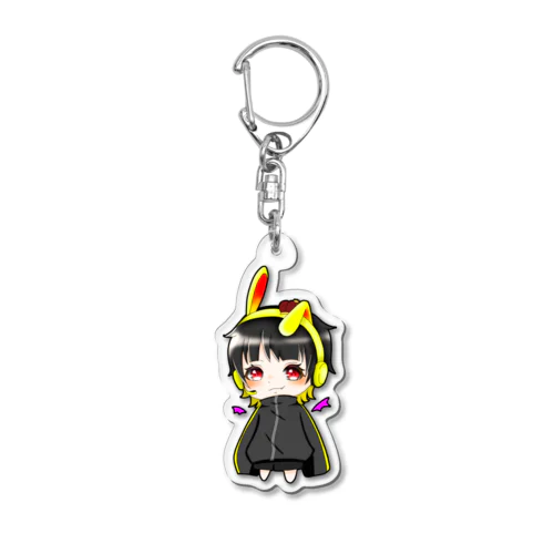 くろうさ Acrylic Key Chain