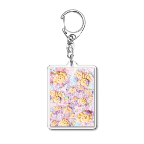 Runasweets.オリジナル実写oba総柄 Acrylic Key Chain