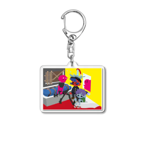 わいわい Acrylic Key Chain