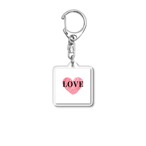 Love シリーズ Acrylic Key Chain