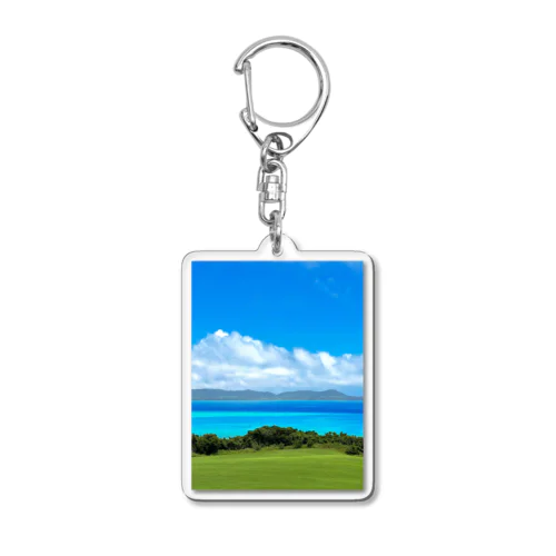 Bright Summer Acrylic Key Chain