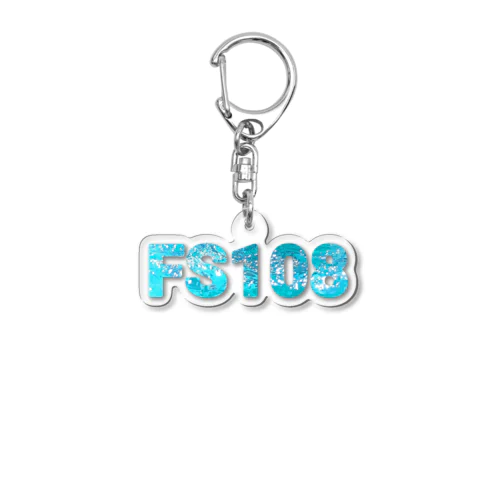 FS108　水ロゴ Acrylic Key Chain