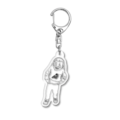 さつきくん カオナシ Acrylic Key Chain