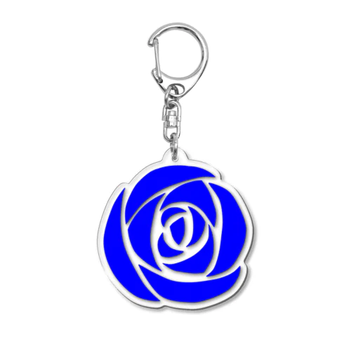 青薔薇 Acrylic Key Chain