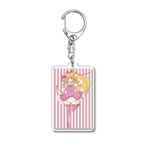 ｶﾞｵｰ!「・ω・)「 Acrylic Key Chain