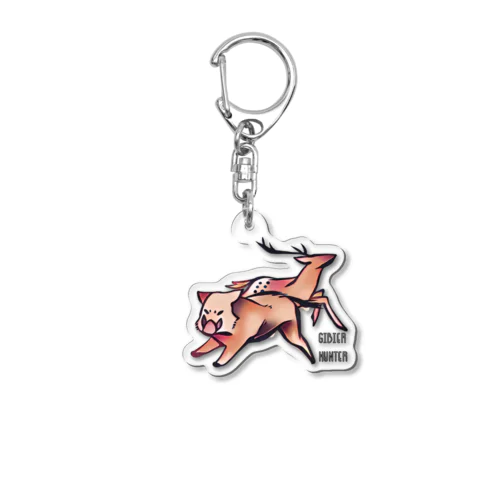 日本猪牧場ししくんロゴ Acrylic Key Chain