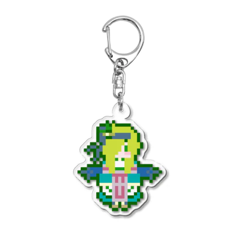 ドットノアオエノ：シンヤク Acrylic Key Chain