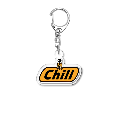 Bicライター風 Chill Acrylic Key Chain