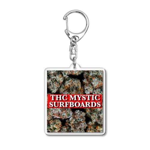 THC MYSTIC SURFBOARDS Acrylic Key Chain