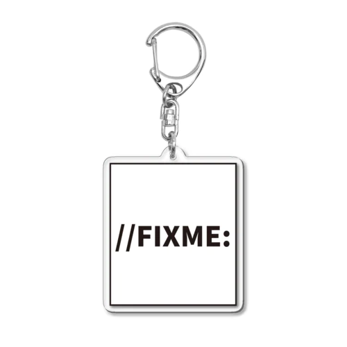 FIXME Acrylic Key Chain