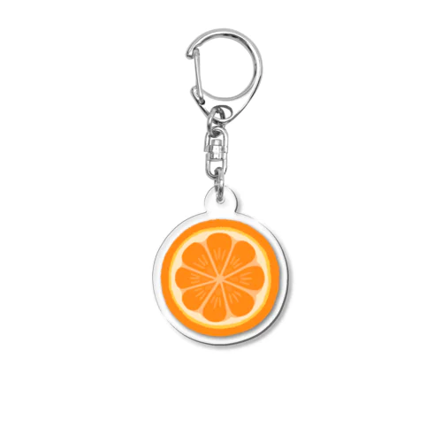 多分オレンジ Acrylic Key Chain