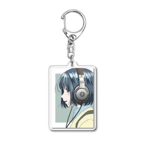 佐渡月見 Acrylic Key Chain