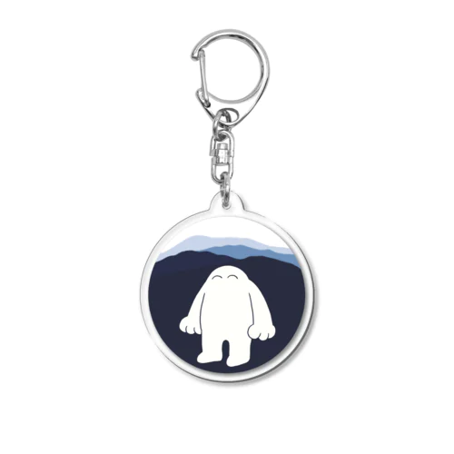 山としっとり Acrylic Key Chain