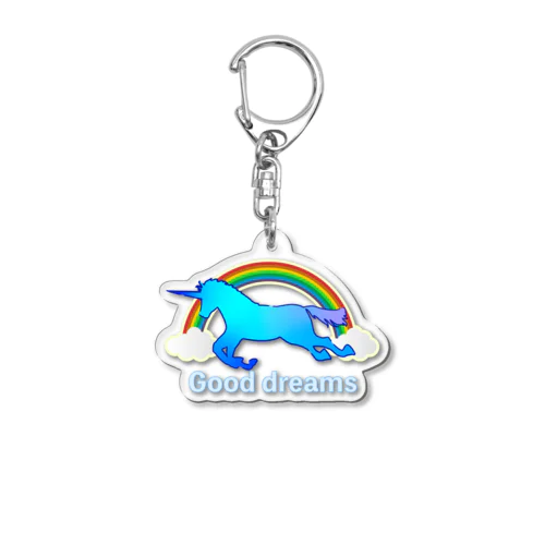 かわいいユニコーン Acrylic Key Chain