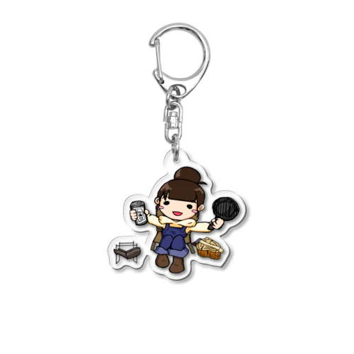 Miiiko Camp Acrylic Key Chain