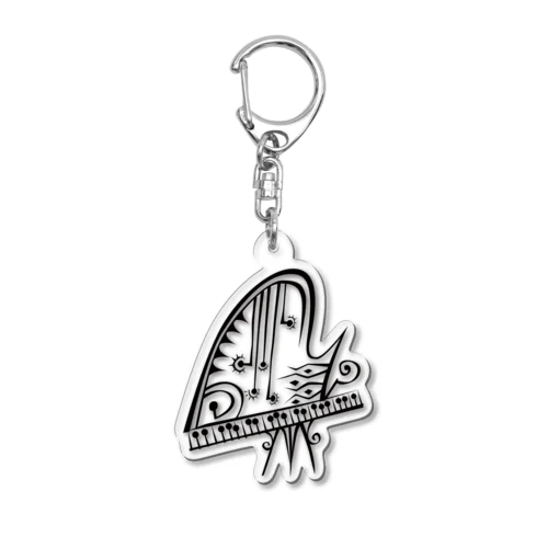 楽器シリーズ　ピアノ01 Acrylic Key Chain
