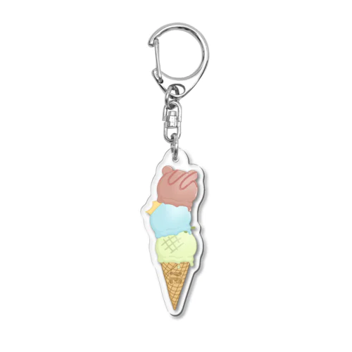 りらののなり🍨 Acrylic Key Chain