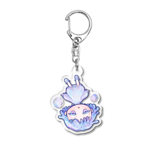 きゃのんぼーる☆じぇりーふぃっしゅ くん アクリルキーホルダー Acrylic Key Chain