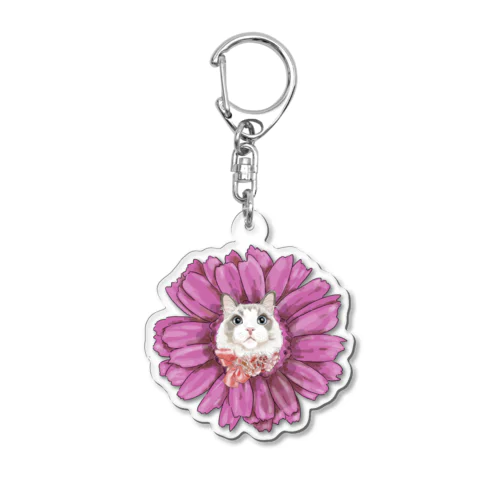 komugi gerbera アクリルキーホルダー