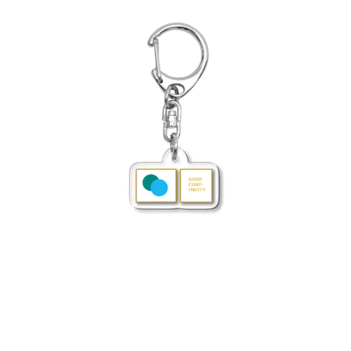 This is "Good Continuity" Acrylic Key Chain