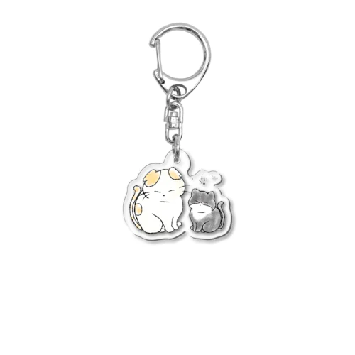 【和み】前ちゃんととある猫 雑貨 Acrylic Key Chain