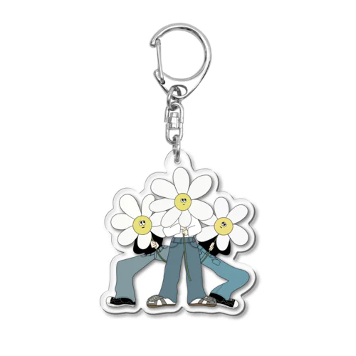 ma5me flower girl ミニクリアマルチケース  Acrylic Key Chain