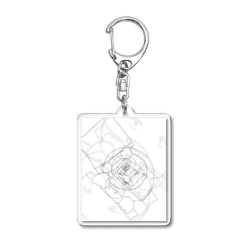 眠れない人 Acrylic Key Chain