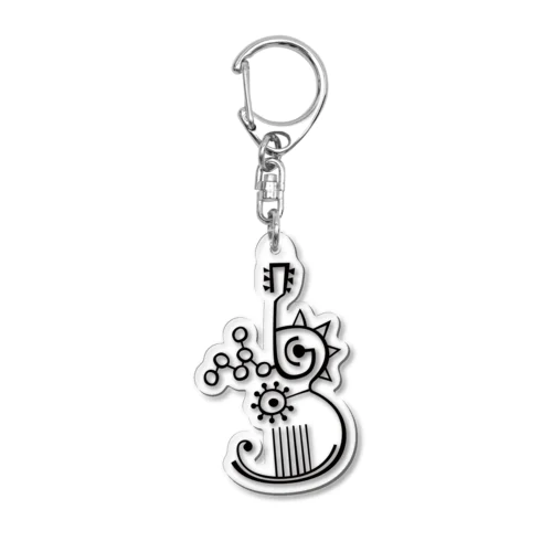 楽器シリーズ　ギター01  Acrylic Key Chain