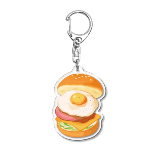 ハンバーガー Acrylic Key Chain