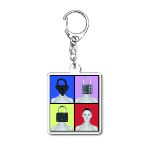 keys Acrylic Key Chain