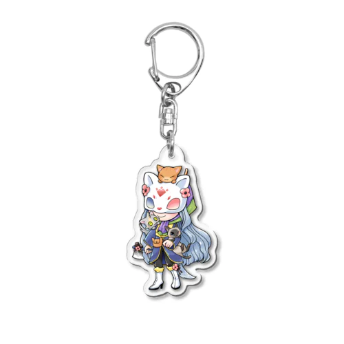 めるに&にゃんこ⁻ハントレス⁻ Acrylic Key Chain