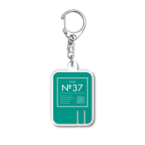 [T2MS] No.37 サウナアクリルキーホルダー_TRQ Acrylic Key Chain