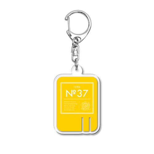 [T2MS] No.37 アクリルキーホルダー_YE Acrylic Key Chain