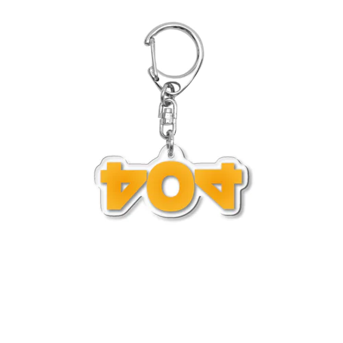 404 NOT FOUND Acrylic Key Chain