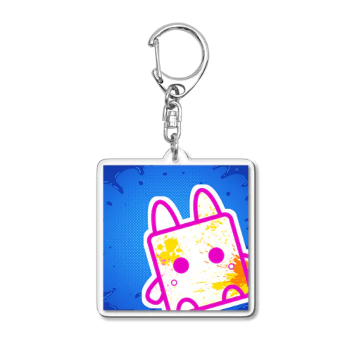 CUBE BUNNY Acrylic Key Chain