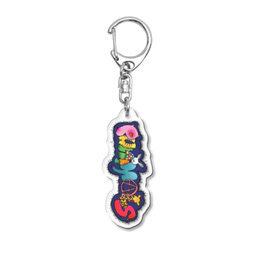 PUNiMALSロゴ Acrylic Key Chain