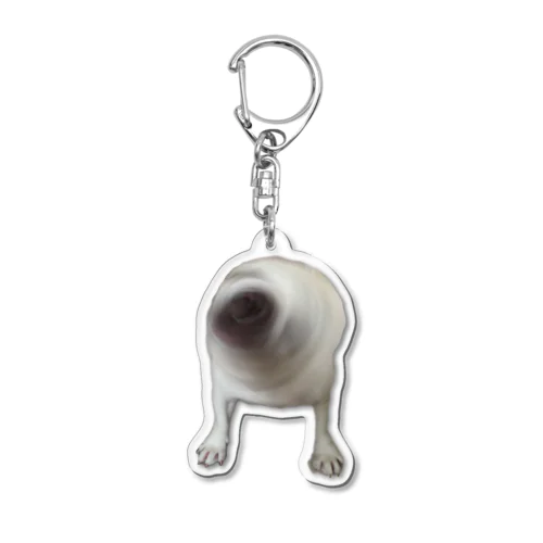 回転犬 Acrylic Key Chain