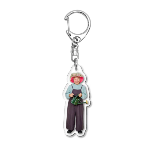 オゼジュン先生お水あげましょ№1緑ジョウロ Acrylic Key Chain