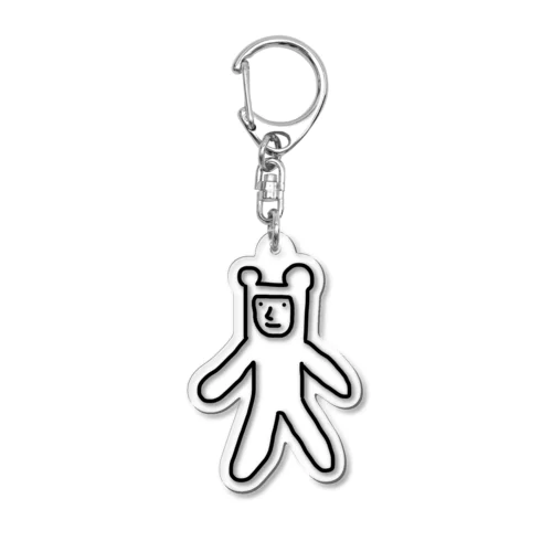 クマさん Acrylic Key Chain