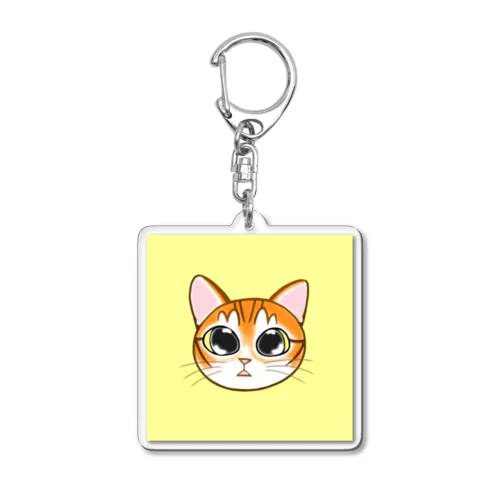 コタにゃ(黄) Acrylic Key Chain